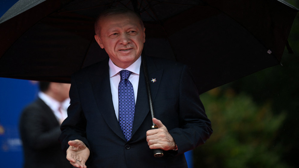 أردوغان يشيد بقرار ماكرون الاعتراف بدولة فلسطين 