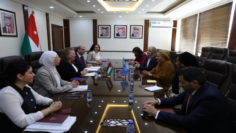 مناقشة الشراكة بين الأردن والأمم المتحدة